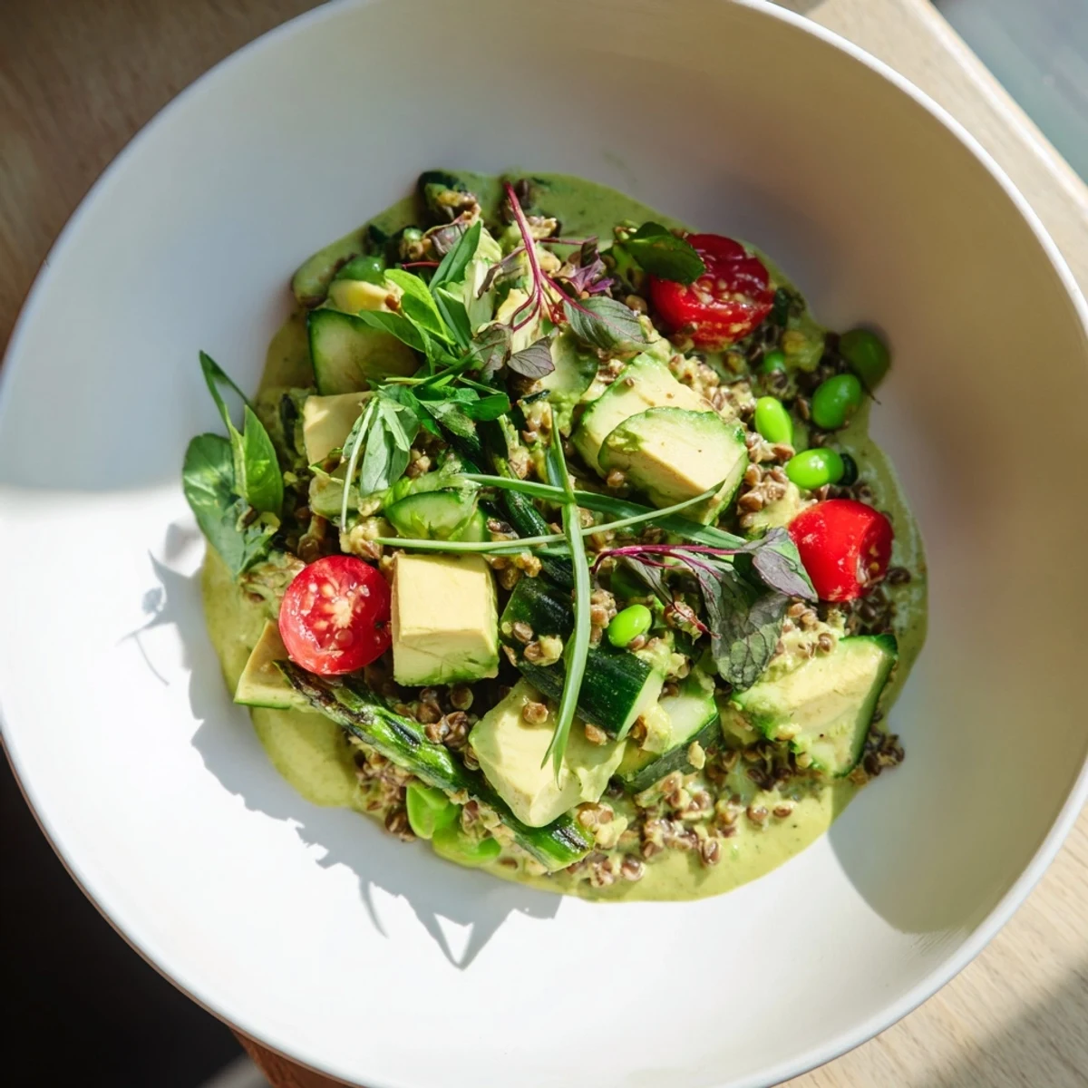 Holiday Glow Green Goddess Pasta