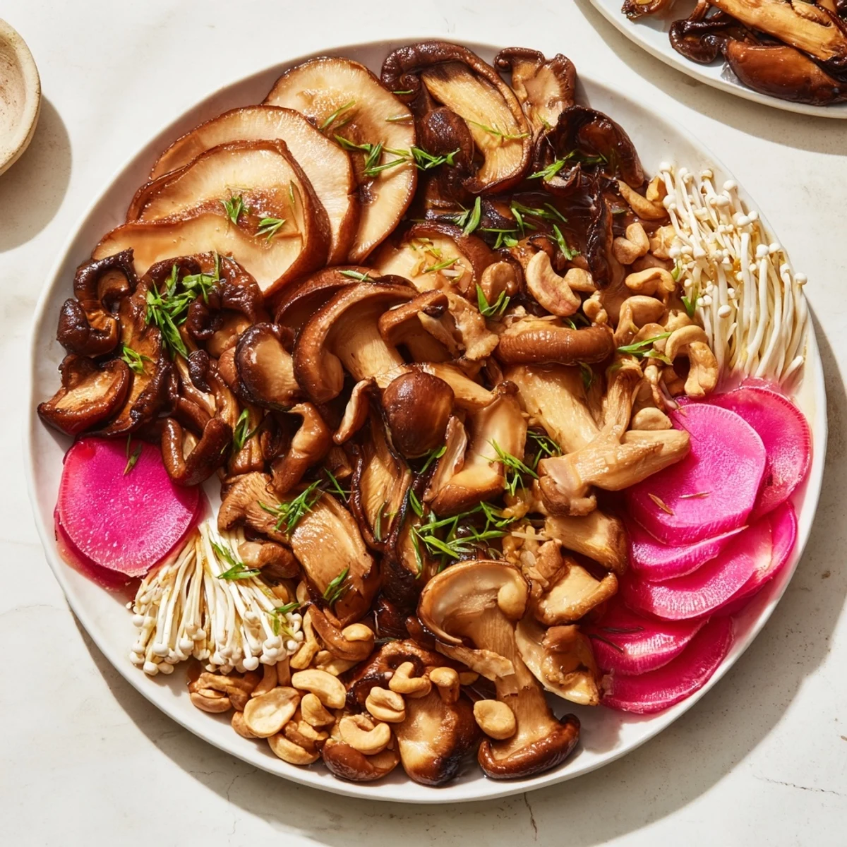 A delicious close-up of the Umami Bomb Asian Delight, showcasing the textures from the various ingredients.