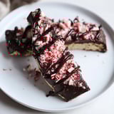 Chocolate Peppermint Shortbread Wedges