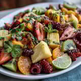 Tropical Mango Pineapple Display