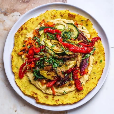 The Snowflake Hummus & Roasted Veggie Wrap: a close-up shows the colorful filling and clever folding.