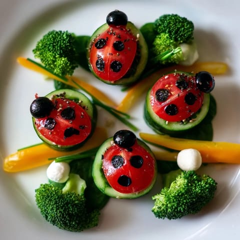 Ladybug Garden Platter