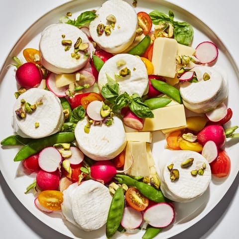 Visually stunning Dragonfly Dance Appetizer Tray presents artfully arranged cheeses, meats, and fresh elements.