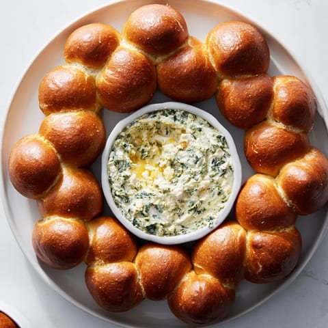 Pretzel Wreath Dip Ring