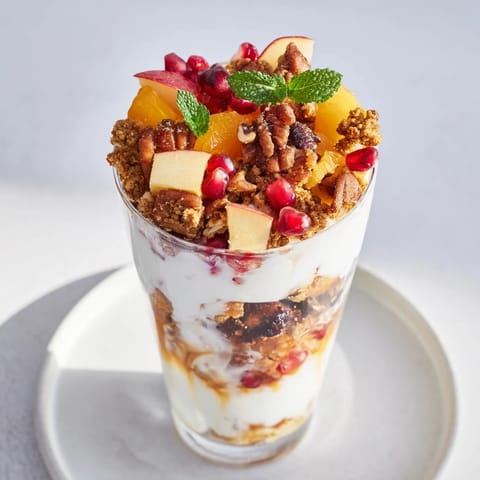 Christmas Pudding Yogurt Bar