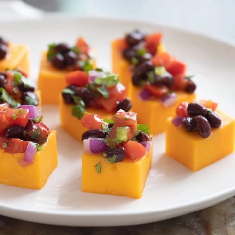 Pepper Jack Cheese Cubes Salsa