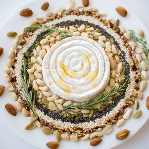 Labyrinth nuts seeds cheese