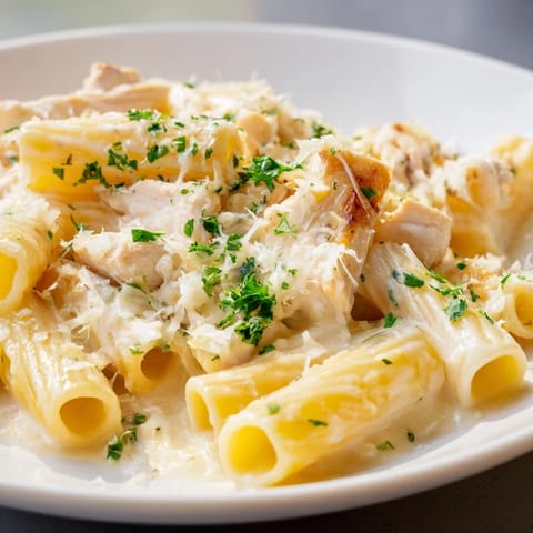 Chicken Alfredo Bake