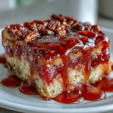 Cubes of brioche soak up custard and guava paste in this Guava Caramel Bread Pudding with Pecans.