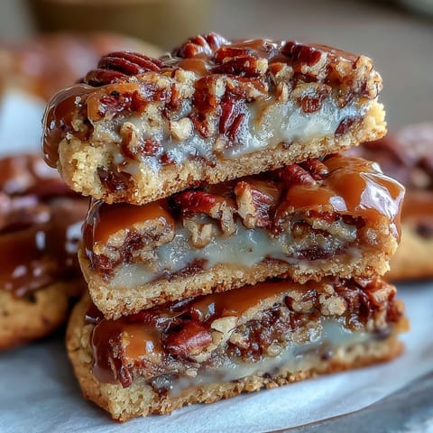 Golden butter pecan cookies with caramel swirl, loaded with toasted nuts and a sweet ribbon of caramel.  