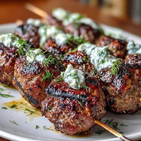 Lamb Kofta With Tzatziki