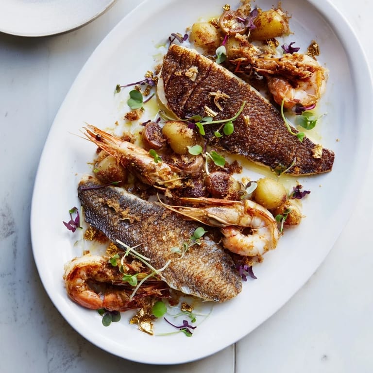 Glistening Golden Heart Luxury Platter, an opulent arrangement of seafood, meats and golden embellishments, ready to serve.