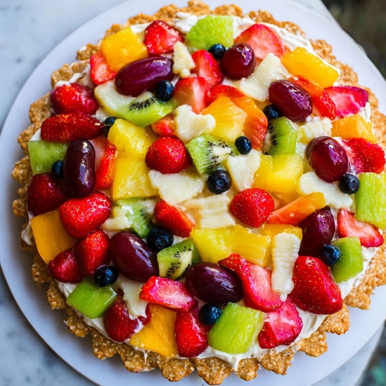 Delicious Under the Sea Mermaid Tail Fruit Pizza: a beautifully decorated cookie pizza, perfect for a fun party.