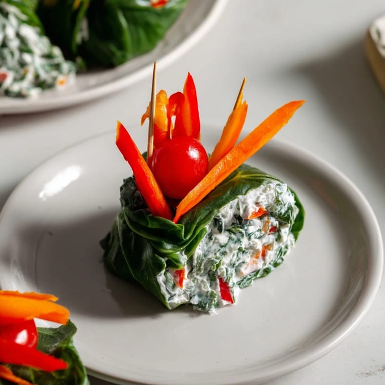 Easy-to-make Holly Leaf Spinach Wraps bursting with flavors and textures in every delicious bite.