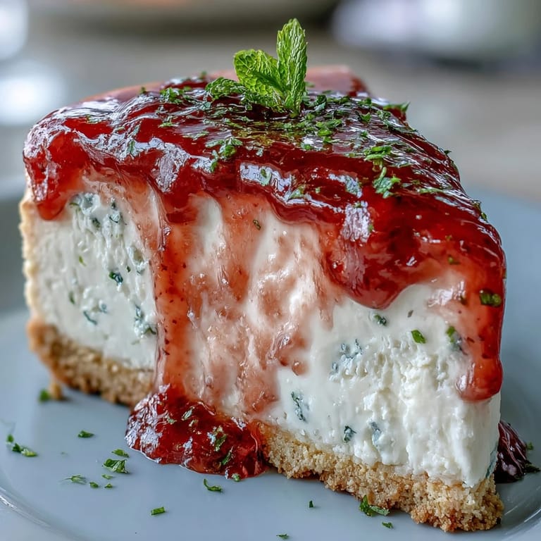 Freshly baked Guava Cheesecake with a golden Maria cookie crust, ready to slice and enjoy as a Latin American treat.