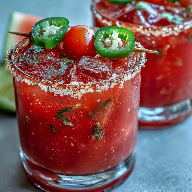 Vibrant and festive watermelon jalapeño margarita mocktail, blending fresh lime and orange juices for a zesty, alcohol-free celebration drink.