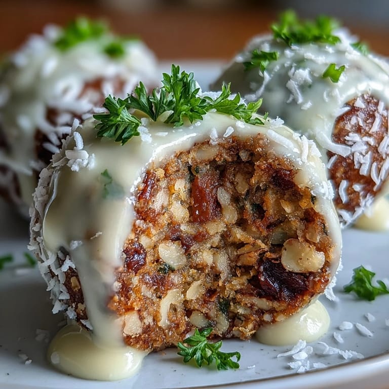 These wholesome bliss balls blend grated carrots, cinnamon, and nutmeg for a naturally sweet, carrot cake-inspired snack.  