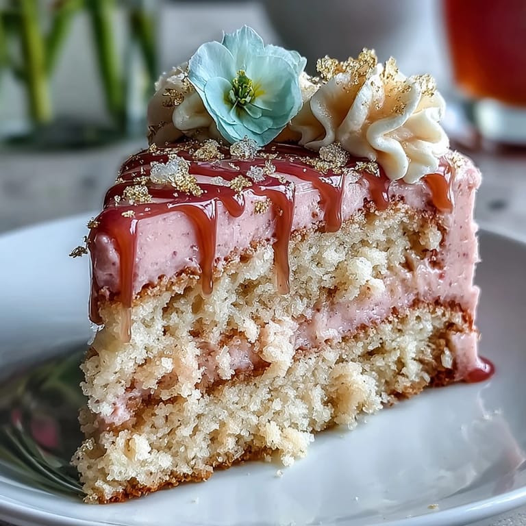 A show-stopping Rosé Velvet Cake, perfect for festive bridal shower moments.