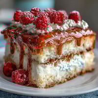 A vibrant Spring Birthday Sheet Cake with lemon curd filling, fresh berries, and whipped cream frosting on a festive table.