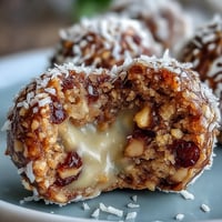 Carrot Cake Bliss Balls: No-bake energy bites packed with dates, walnuts, oats, and warm spices for a healthy treat.  