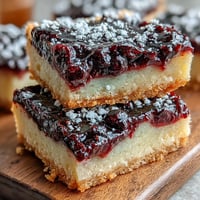 Buttery blackberry lemon bars with a vibrant swirl, perfect for dessert.
